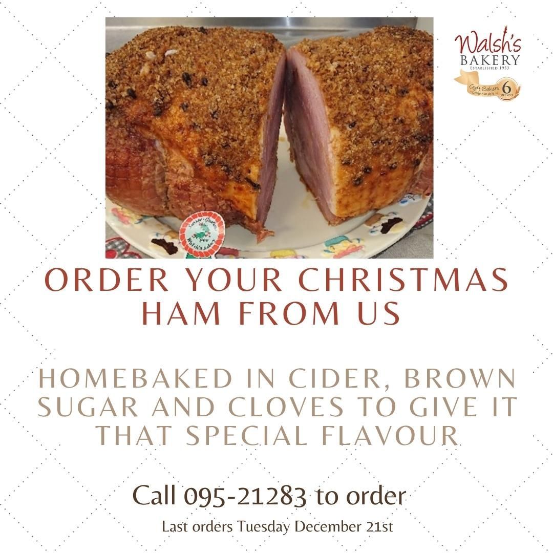 Have you started thinking about the Christmas dinner because we have and we can't wait for it! Order your home-cooked ham from us and save yourself the hassle.  Choose the weight/portions and we will do the hard work. Call, email or pop into the shop to place your order 🍽